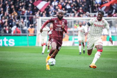 1er match en Ligue 1 pour Didier LAMKEL ZE avec le FC Metz