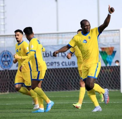 1er but en 2022 pour Vincent ABOUBAKAR avec Al Nasr Riyadh