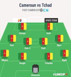 Onze de départ, Cameroun/Tchad U23