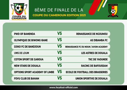 Coupe du Cameroun : Les Anciens Sociétaires EFBC qualifiés et programme des 8è de finale