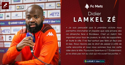 Didier LAMKEL ZE s‘exprime pour la première fois depuis sur son arrivée au FC Metz