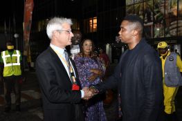 Le Groupe SABC a reçu la visite de M. Samuel ETO‘O, président de la Fécafoot