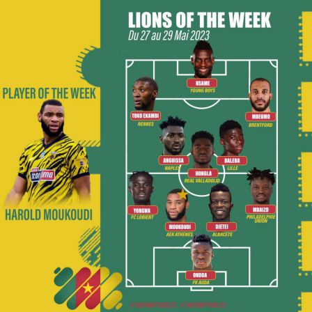 ABOUBAKAR, YONGWA et BALEBA dans les "Lions of the week"