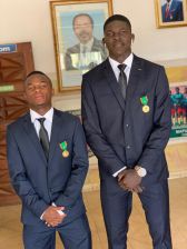 Nelson DJEMBE et Jacques MBIANDJEU, Champions d‘Afrique U17