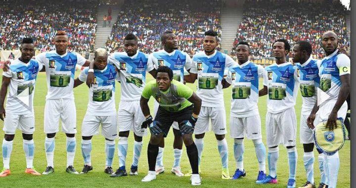 New Stars Douala lors de la finale de la Coupe du Cameroun 2017