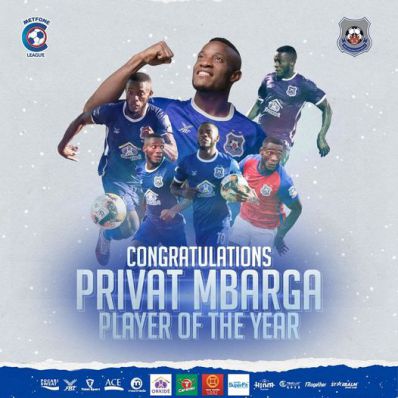 Privat MBARGA élu Joueur de l‘année 2021 de la Ligue Cambodgienne