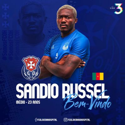 Russel SANDIO signe au FC Oliveira de Hospital en Liga 3 Portugaise