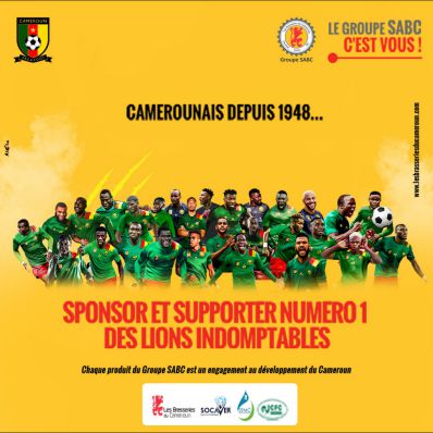 Le Groupe SABC, sponsor et supporter numéro 1 des Lions Indomptables