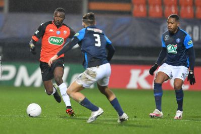 1ère titularisation cette saison pour Franklin WADJA avec Lorient