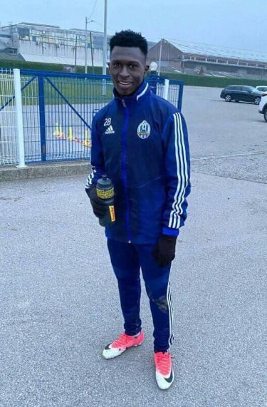 Abdoulaye YAHAYA à l‘entraînement avec son nouveau club, le NK Locomotiva Zagreb en Croatie