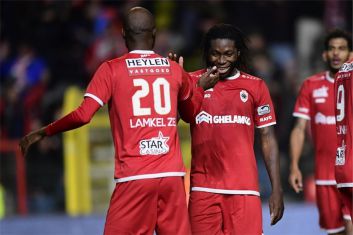 Didier LAMKEL ZE passeur décisif contre Ostende, félicite Dieumerci Mbokani