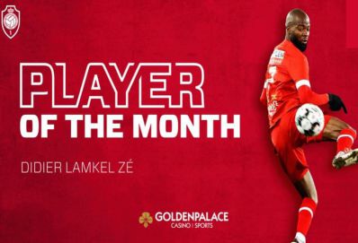 Didier LAMKEL ZE remporte le prix du joueur du mois d‘Anvers