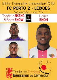 FACE A FACE EFBC : ENOW/NKENG contre ENOH ce dimanche 3 novembre 2019